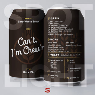 Hazy IPA Recipe with Zero-Waste Brew