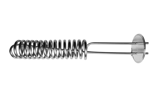 Conical temp control coil