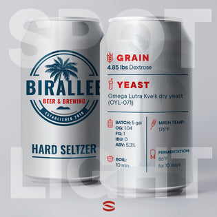 Hard Seltzer Recipe with Birallee Brewing