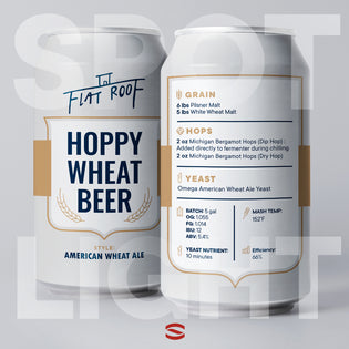 Hoppy Wheat Beer Recipe with Flat Roof Brewing