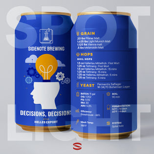 Helles Recipe with Sidenote Brewing