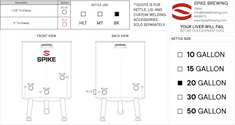 Bargain Cave: Custom Bottom Drain 20 Gal Boil Kettle
