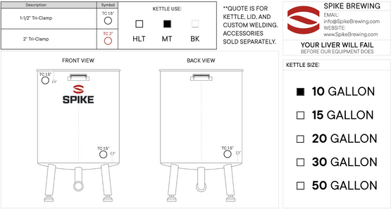 Bargain Cave: Custom Bottom Drain 10 Gal Mash Tun